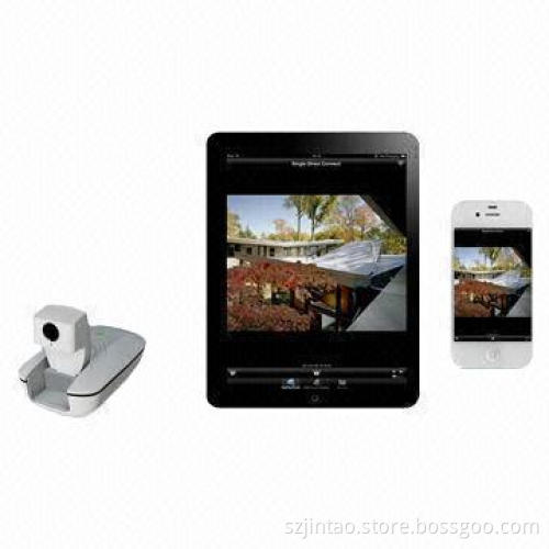 CMOS Wireless IP Camera, Supports Home Network Multichannel Camera View (Up to 4 Cameras)